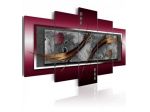 Quadro Baffuto Bordeaux 100x50 E 200x100 ARREDALACASA