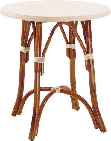 Tavolo per arredo esterno cod 8146/x con piano in werzalit