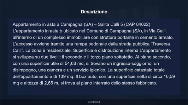Immobile in asta di 139 m², box auto in vendita a Campagna - Foto 17