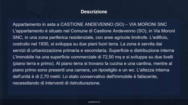 Immobile in asta di 72 m² in vendita a Castione Andevenno - Foto 8