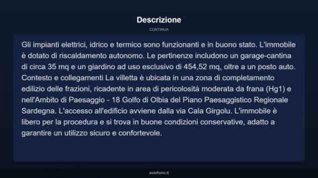 Immobile in asta di 337 m², box auto in vendita a San Teodoro - Foto 13