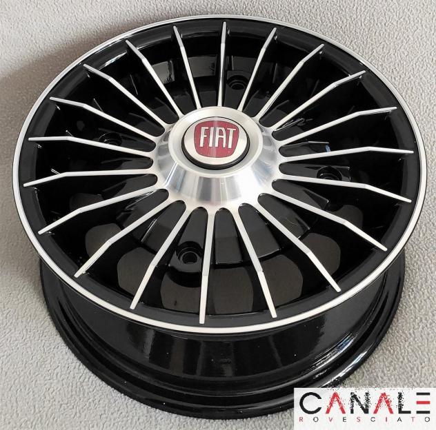Cerchi grifo nero4,5x 12 4x190 fiat 500 l f r - Foto 9
