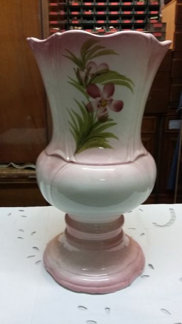 Grande vaso color rosa antico, ceramica Vintage - Foto 3