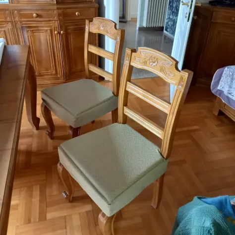 Vendo sedia/sedia artigianali lavorate e in legno massiccio - Foto 9