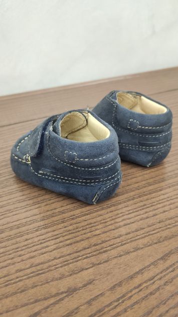 CHICCO scarpa da culla misura 16 blu a strappo - Foto 2