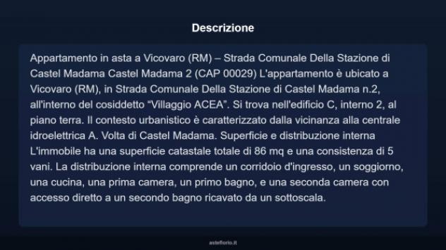 Immobile in asta di 86 m² in vendita a Castel Madama - Foto 10