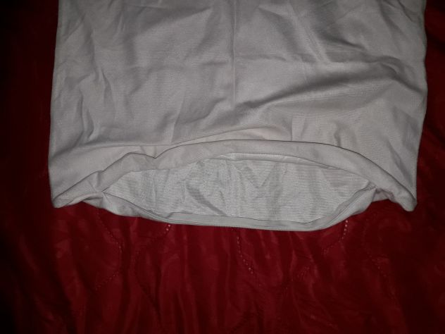 copricuscino per divano,letto,beige-bianco-con scritto Natale e buon anno. - Foto 3
