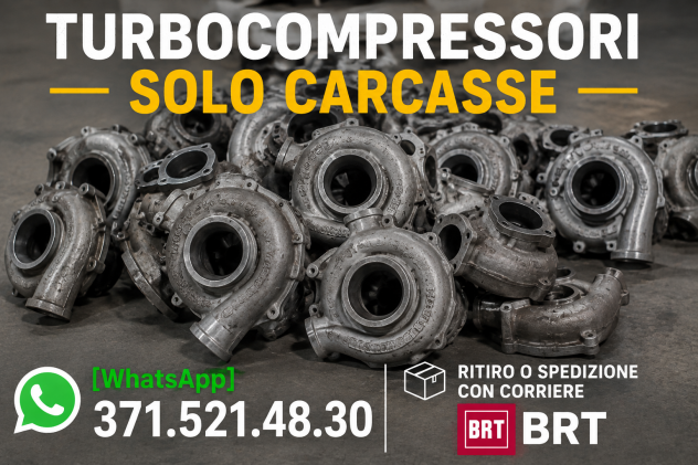 stock lotto ricambi per turbo turbine carcasse usate originali garrett ihi kkk m