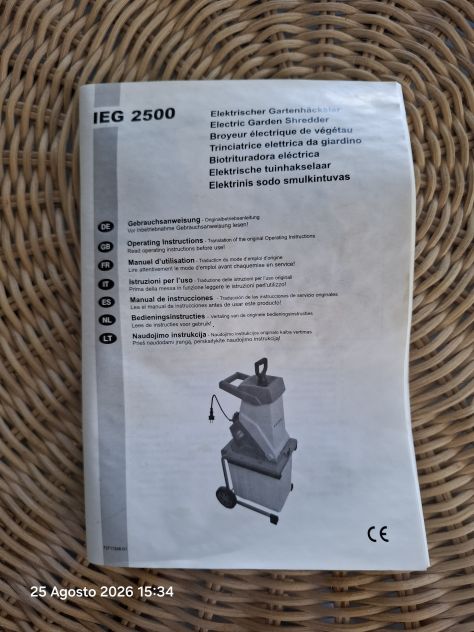 Trituratrice elettrica per giardino - Foto 6