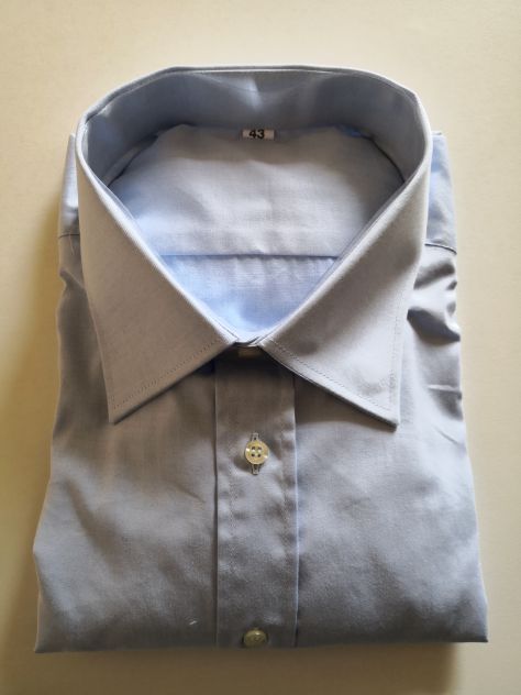Camicie azzurre (2) da uomo taglia 43 - Foto 3