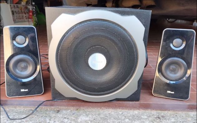 Casse + Subwoofer Trust Tytan 60W Nero 2.1