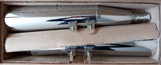 COPPIA MARMITTE MECADAPO NUOVE per HONDA CX 500/650