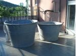 MASTELLE DI FERRO ZINCATE DI UNA VOLTA MOLTO ROBUSTE E RARE.