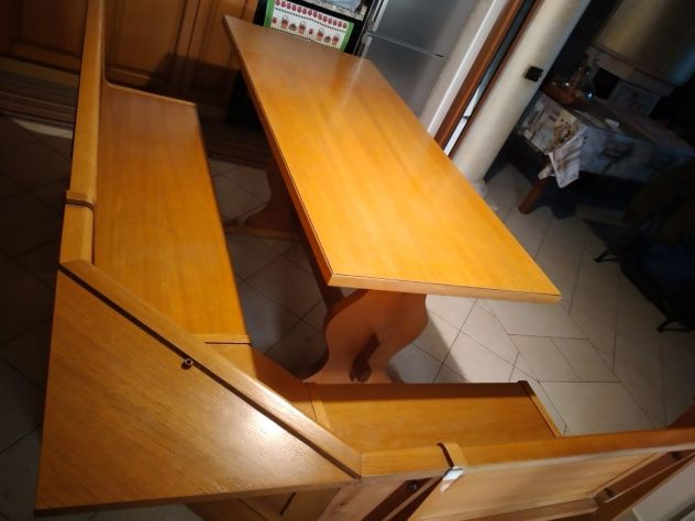 Tavolo in legno con cassapanca - Foto 8