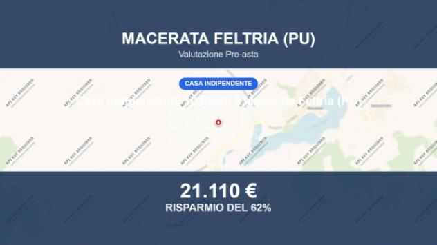 Immobile in asta di 94 m² con più di 5 locali in vendita a Macerata Feltria