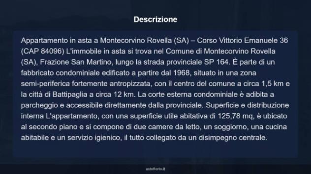 Immobile in asta di 125 m², box auto in vendita a Montecorvino Rovella - Foto 12