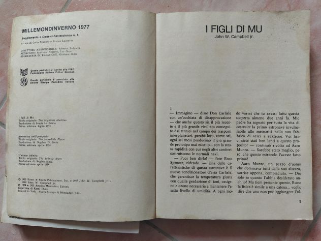 URANIA - LA TRILOGIA COMPLETA DI JOHN W. CAMPBELL JR. - Foto 3