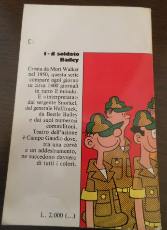 IL SOLDATO BAILEY, MORT WALKER, EDIZIONE SELEMEDIA Prima edizione 1984 N. 13. - Foto 4