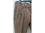 Pantalone marrone Sober elegante con stile vintage