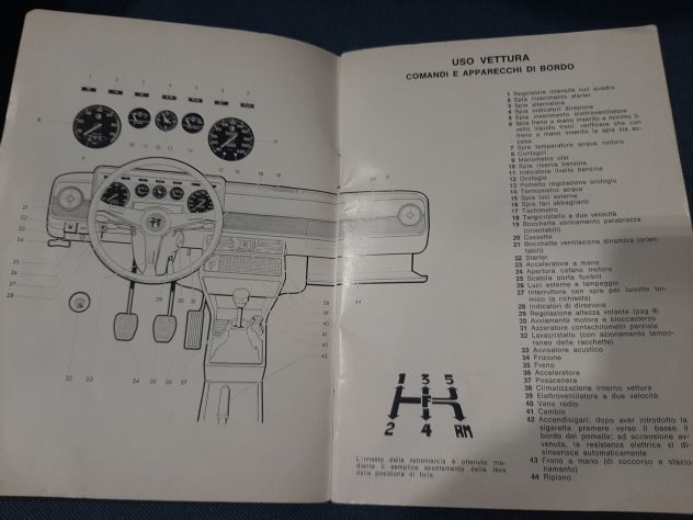 ALFA ROMEO ALFETTA 1974 USO E MANUTENZIONE ORIGINALE - Foto 6