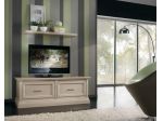 Parete Attrezzata Provenzale Shabby Chic Cod7 in Legno massello
