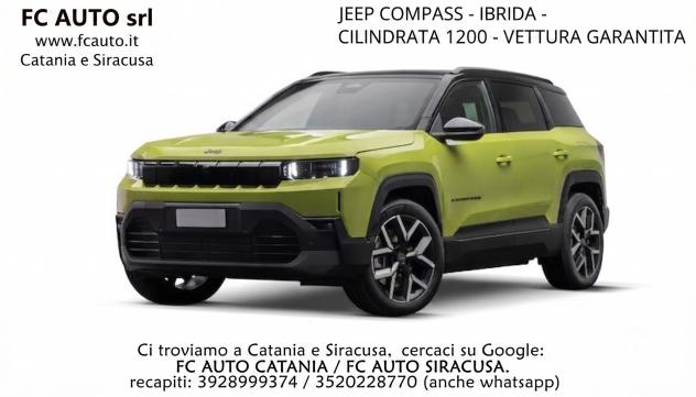 Jeep Compass Altitude 1.2 145cv eHybrid - NUOVA DA IMMATRICOLARE -
