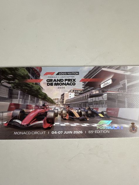Biglietti Formula 1 Monaco