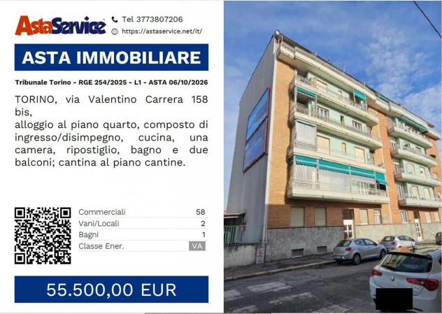 254/2025 1 TO - Tribunale Torino - RGE 254/2025 - L1 - ASTA 06/10/2026