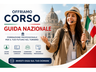 Corso online per guida nazionale con formazione professionale