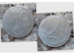 10 LIRE DEL 19?? REP. ITALIANA  - GIRATA DI 90° GRADI CIRCA