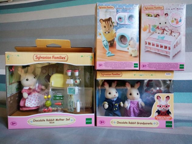 Sylvanian Families conigli e accessori