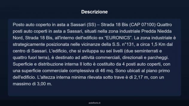 Immobile in asta di 46 m² in vendita a Sassari - Foto 4