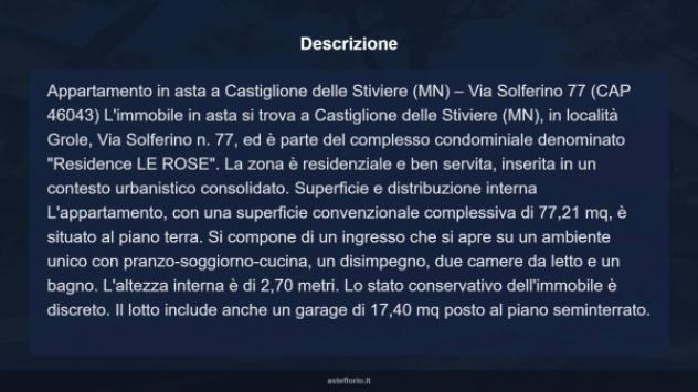 Immobile in asta di 77 m², box auto in vendita a Castiglione delle Stiviere - Foto 18