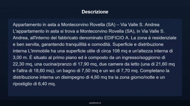 Immobile in asta di 108 m² in vendita a Montecorvino Rovella - Foto 15