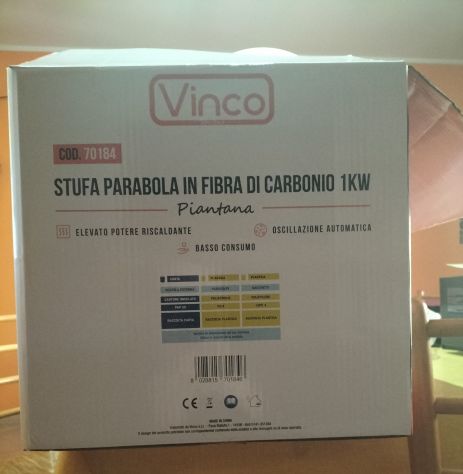 Stufa in fibra di carbonio a parabola oscillante - Foto 6