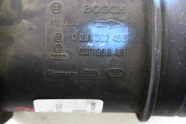 038906461 FLUSSOMETRO DEBIMETRO VOLKSWAGEN PASSAT SW 1.9 74KW 5P D 5M (2002) RICAMBIO USATO 0281002463 - Foto 2