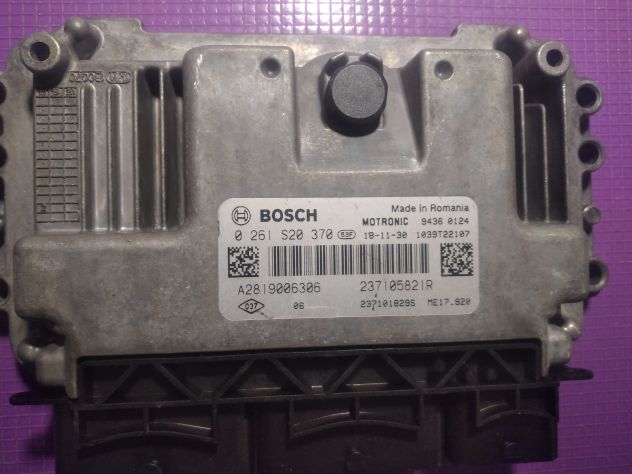 ECU Bosch 0261S20370 237105821R 237101829S A2819006306 CENTRALINA INIEZIONE SMA - Foto 4