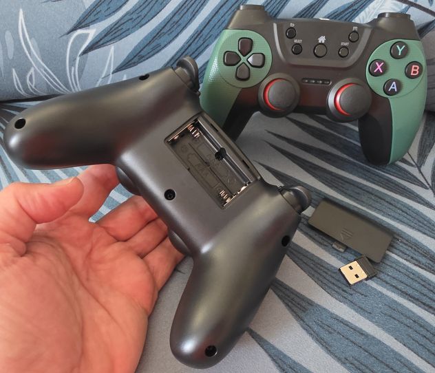 Coppia Joypad wireless PC Android - Ricevitore unico - Foto 3