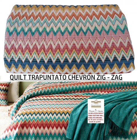 Trapunta quilt copriletto coperta MISSONI matrimoniale - Foto 3