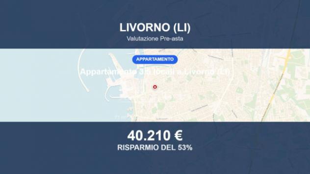 Immobile in asta di 71 m² in vendita a Livorno