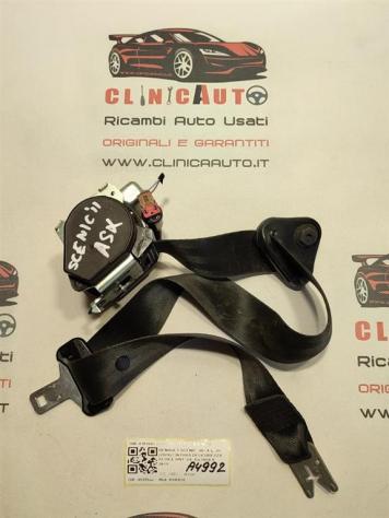 CINTURA DI SICUREZZA ANTERIORE SINISTRA RENAULT Scenic X MOD 0183685 B507744E1976 K9K836 (09) - Foto 2
