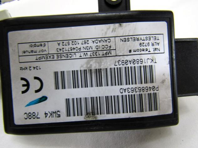 04686363AD CENTRALINA IMMOBILIZER CHRYSLER VOYAGER 2.5 D 85KW 5M 5P (2000) RICAMBIO USATO - Foto 2