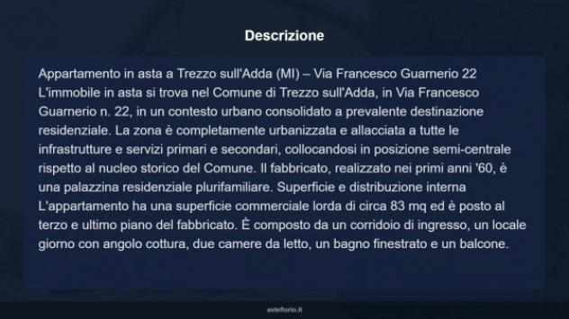 Immobile in asta di 83 m², box auto in vendita a Trezzo sull'Adda - Foto 17