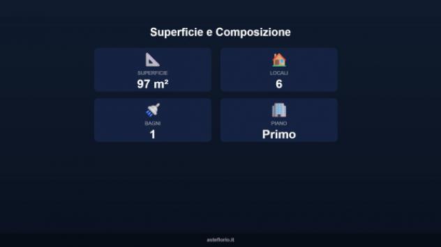 Immobile in asta di 97 m² con più di 5 locali in vendita a Bari - Foto 5