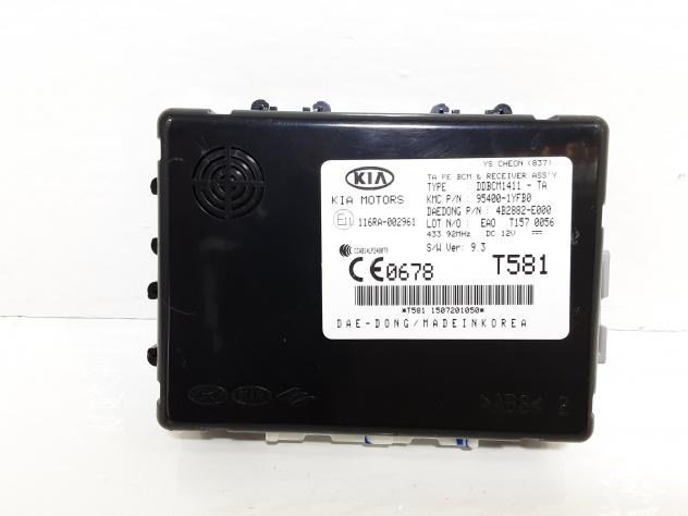 MODULO ELETTRONICO KIA Picanto 3° Serie 954001YFB0 G3LA Benzina 1000 (1116)