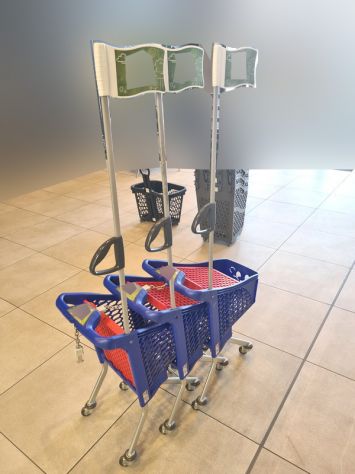 3 carrelli spesa per bimbi usati - Foto 3