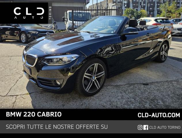 BMW Serie 2 220d Cabrio Luxury auto my18