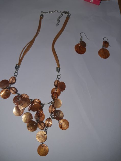 Collana bronzo con orecchini - Foto 2