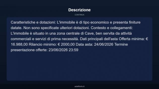 Immobile in asta di 54 m² in vendita a Cave - Foto 4