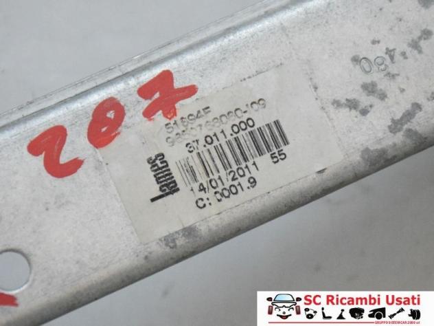 Alzavetro Posteriore Destro Peugeot 207 9650768080 - 09181 - Foto 3